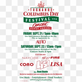 Tuckahoe Generoso Pope Foundation - Poster, HD Png Download - columbus day png