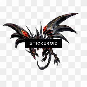 Yugioh Ps3 Millenium Duels Characters , Png Download - Black Dragon With Red Eyes, Transparent Png - realistic dragon png