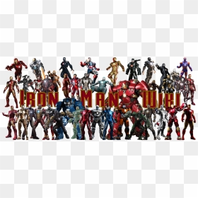 Iron Man Armor Wallpaper - All Types Of Iron Man, HD Png Download - suit of armor png