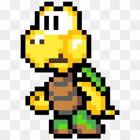 Koopa Troopa Pixel, HD Png Download - koopa troopa png