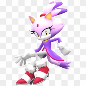 Sonic World Blaze The Cat, HD Png Download - blaze the cat png