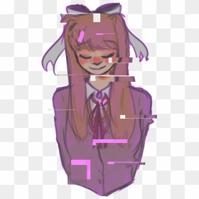 Illustration, HD Png Download - monika doki doki png
