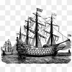 Old Sailing Ship - Portable Network Graphics, HD Png Download - old ship png
