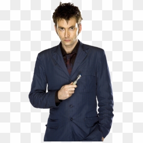 David Tennant Tenth Doctor Doctor Who Rose Tyler - David Tennant Doctor Who Transparent, HD Png Download - sonic screwdriver png
