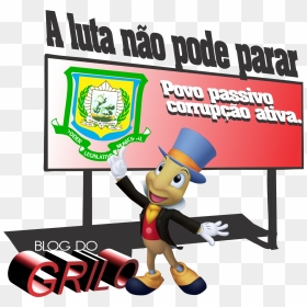 Riacho De Santana/rn Câmara Municipal - Jiminy Cricket, HD Png Download - jiminy cricket png
