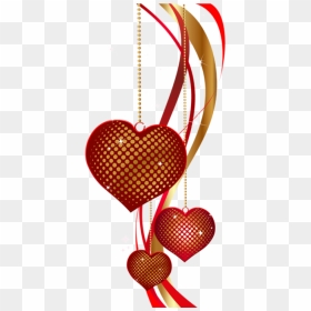 Download Valentine"s Day Decorative Hearts Png Images - Valentine Hearts Border Free Clipart, Transparent Png - valentines hearts png
