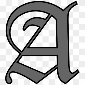 Alphabet Letter A Clip Art - Fancy Letter A Png, Transparent Png - alphabet letter png