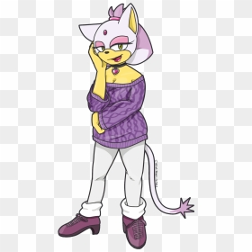 Fusion Of Blaze And Rouge~ I Think She Came Out Pretty - Blaze The Cat Rouge Fusion, HD Png Download - blaze the cat png