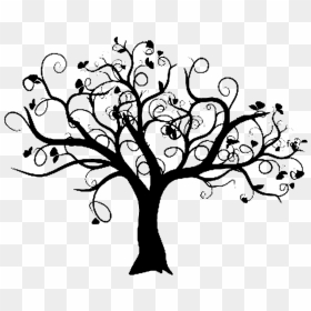 The Fig Tree Tree Of Life Family Tree - Fig Tree Black N White, HD Png Download - tree of life silhouette png