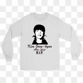 Rip Kim Jong-hyun T Shirt - Long-sleeved T-shirt, HD Png Download - jonghyun png