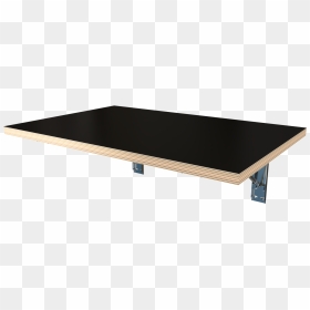 Wall Mounted Foldable Table Black Decorply - Coffee Table, HD Png Download - folding table png