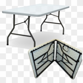 Trestle Table Png File - Fold In Half Trestle Table, Transparent Png - folding table png
