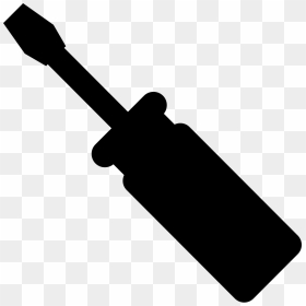 Screwdriver Shape Clipart , Png Download - Silhouette Of A Screw Driver, Transparent Png - sonic screwdriver png