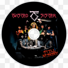 Twisted Sister Still Hungry Cd Disc Image - Twisted Sister Stay Hungry Artwork, HD Png Download - twisted sister logo png