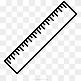 Coloring Book Ruler Drawing - Drawing Of A Ruler, HD Png Download - coloring png