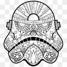 Star Wars Coloring Page - Star Wars Adult Colouring, HD Png Download - coloring png