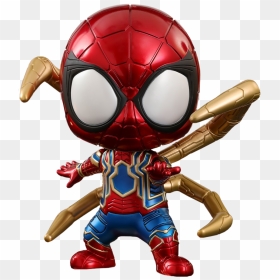 Hot Toys Cosbaby Iron Spider Clipart , Png Download - Cosbaby Spiderman Infinity War, Transparent Png - deadpool icon png