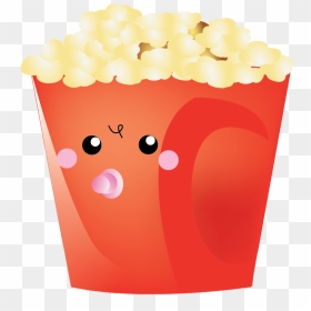 Thumb Image - Cute Transparent Background Popcorn Clipart, HD Png Download - popcorn.png