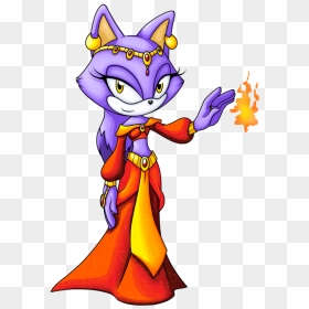 Fit For A Princess Sonic Edition - Blaze The Cat Dress, HD Png Download - blaze the cat png