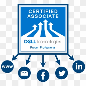 Dell Technologies Certified Associate, HD Png Download - emc logo png