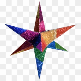 Pictures Of 3d Stars - 8 Point Star 3d, HD Png Download - 3d star png