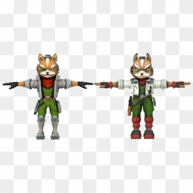 Melee Fox T Pose Png, Transparent Png - star fox zero png
