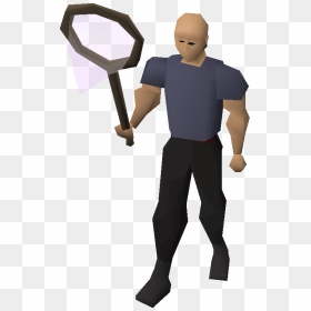 Old School Runescape Wiki - Standing, HD Png Download - butterfly net png