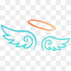 #wings #angel #halo #freetoedit - Cartoon Angel Wings Png, Transparent Png - angel halo wing png