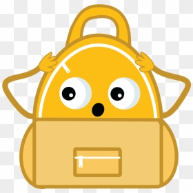 This Is A Sticker Of A Backpack Emoji , Png Download, Transparent Png - backpack emoji png
