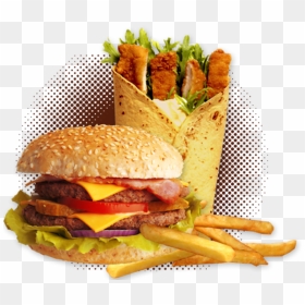 Share This Image - Uncle Sams Burger, HD Png Download - burger and fries png