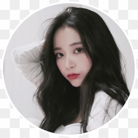 Ulzzang Ulzzangcute Ulzzanggirl Sticker Korean Koreangi - Ulzzang Girl With Black Hair, HD Png Download - ulzzang png