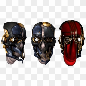 Dishonored Corvo"s Skull Mask - Dishonored Mask, HD Png Download - skull mask png