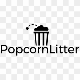 Popcornlitter-logo, HD Png Download - popcorn bucket png