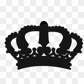 Crown King Wall Decal Stencil Princess - Crown Silhouette Png, Transparent Png - princess silhouette png