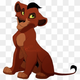 Lk, A Young Lion Cub, - Lion King Scar Cub, HD Png Download - scar lion king png