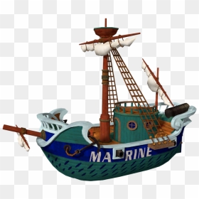 Download Zip Archive - One Piece Pirate Warriors Ships, HD Png Download - pirate boat png