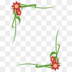 Flower Design For Portfolio, HD Png Download - shamrock border png