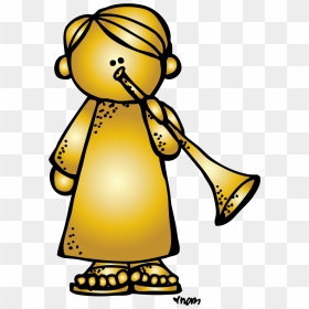 Angel Moroni Vector - Angel Clipart Lds, HD Png Download - angel halo wing png