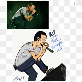 Sitting, HD Png Download - chester bennington png