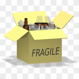 This Free Icons Png Design Of Fragile, Glass, Box, - Clip Art, Transparent Png - glass box png