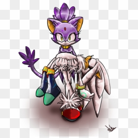 Silver Y Blaze - Cat Silver And Blaze, HD Png Download - blaze the cat png
