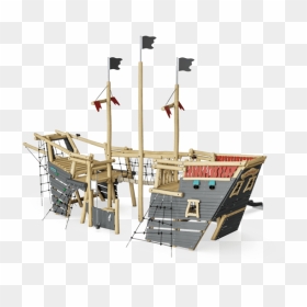 Pirate Ship Kompan Playhouse Train Activity Structure, HD Png Download - pirate boat png