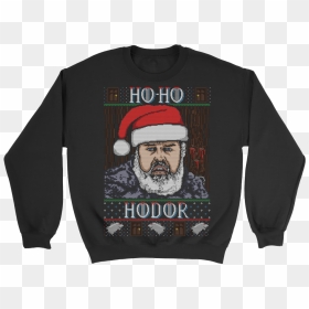 Ho Ho Hodor Holiday Sweater - Ho Ho Hodor Sweater, HD Png Download - hodor png