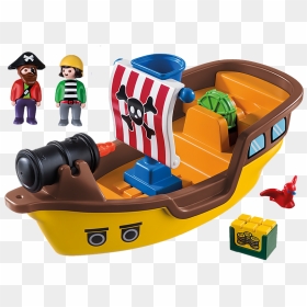Playmobil 123 Pirate Ship, HD Png Download - pirate boat png