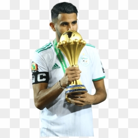Riyad Mahrez render - Riyad Mahrez Cup Africa, HD Png Download - football trophy png