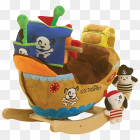 Ahoy Doggie Pirate Ship Rocker - Toy, HD Png Download - pirate boat png