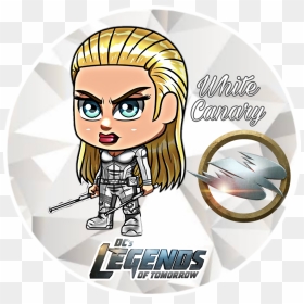 The White Canary Icon  Dc Legends Of Tomorrow sticker - Cartoon, HD Png Download - legends of tomorrow png