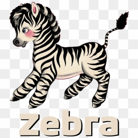 Click And Drag To Re-position The Image, If Desired - Милый Зебра, HD Png Download - baby zebra png