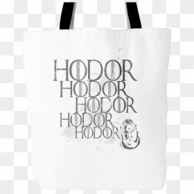 Hodor Tote Bags - Tote Bag, HD Png Download - hodor png