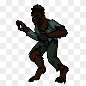Wolf Man Png Transparent Clipart , Png Download - Drawing Wolf With Man, Png Download - wolfman png